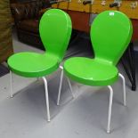 A pair of Ross Lovegrove FOE Figure of Eight chairs, for Gebruder Thonet, Vienna 1990s, moulded