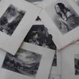A large collection of assorted prints