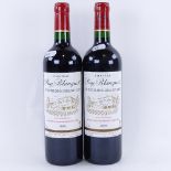 2 bottles of red Bordeaux wine, 2009 Chateau Puy-Blanquet, Saint-Emilion Grand Cru, 75cl Lots 601