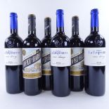 6 bottles of Rioja wine, 3 x 2010 Lopez de Haro, Crianza, 3 x 2011 Finca la Empreatriz, Crianza,