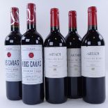 5 bottles of Rioja wine, 1 x 2008 Artadi, Vinas de Gain, Rioja, 2 x 2009 Artadi, Vinas de Gain,