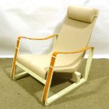 A Vitra Cite Lounge Chair, by Jean Prouve, with maker's marks and labels