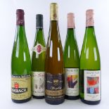 5 bottles of French, Alsatian Gewurztraminer wine, 1 x 2005 Josmeyer, Les Folastries, 1 x 2005