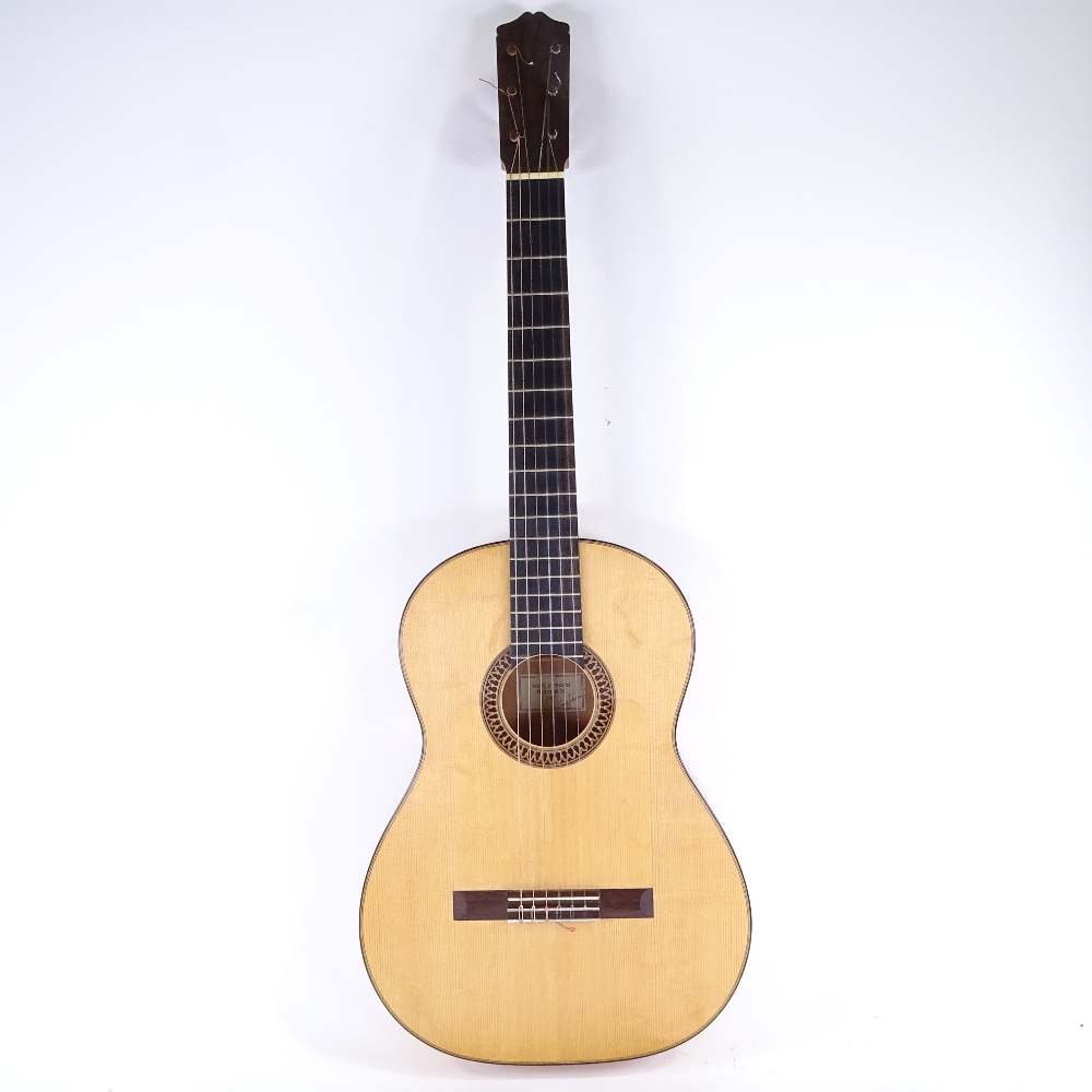 Tony Johnson Holmfirth Flamenco acoustic guitar 2002, with carrying case Very good condition - Image 2 of 5