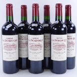 6 bottles of red Bordeaux wine, 2009 Chateau La Dominique, Grand Cru Classe, Saint Emilion...