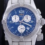 BREITLING - a stainless steel Emergency Mission quartz chronograph wristwatch, ref. A73321, circa