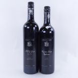 2 bottles of Australian red wine by Henschke, 2005 Hill of Grace, Eden Valley, Shiraz, 2004 Keyneton