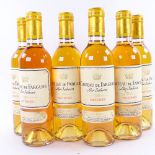 6 half bottles of Sauternes, 2003 Chateau de Fargues, Sauternes, 37.5cl Lots 638 to 678 are bin ends