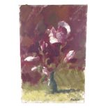 Hayward Veal (Australian 1913 - 1968), oil on canvas, impressionist flowers, signed, 24" x 16",