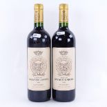 2 bottles of red Brodeaux wine, 2006 Chateau Gruaud Larose, 2nd Growth Grand Cru Classe, Saint-
