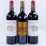 3 bottles of red Bordeaux wine, all 3rd Growth Grand Cru Classe Margaux, Chateau D'Issan 1994, 2 x