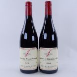 2 bottles of red Burgundy wine, 2009 Jean Grivot, Vosne-Romanee, 75cl Lots 638 to 678 are bin ends