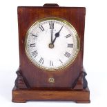 A good quality 19th century mahogany-cased Bank clock, from the Security Office of the City Bank