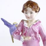 Royal Worcester figure, the Parakeet by F Doughty, no. 3087, height 17cm Perfect condition