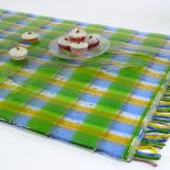 Dot Hill, Studio glass sculpture, picnic blanket and picnic, 36" x 20" n excellent condition,
