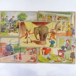 A set of 5 colour school prints, circa 1950s, sheet size 12" x 17", unframed Margin slightly