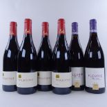 6 bottles of Beaujolais Cru wine, 2 x 2014 Lafarge Vial, Fleurie, Bel Air, 4 x 2015 Olivier