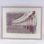 Robert Tavener (1920 - 2004), lithograph, Regency houses (no. 7), signed in pencil, no. 20/20, image