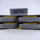 5 Graham Farish N gauge model railway locomotives, boxed