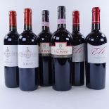 6 bottles of red wine from southern Italy, 2 x 2007 Villa Matilde, Taurasi, Campania, 2 x 2015