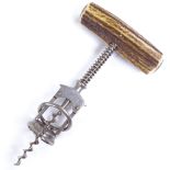A Bacchus horn-handled corkscrew Good condition