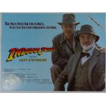 Indiana Jones and the Last Crusade (Paramount 1989), British Quad, 30 x 40'' (VF) and Two German