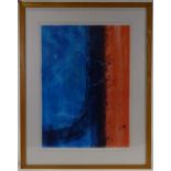 Denise Duplock, pair of contemporary abstract, signed lithograph prints, titled "Ischia" and "