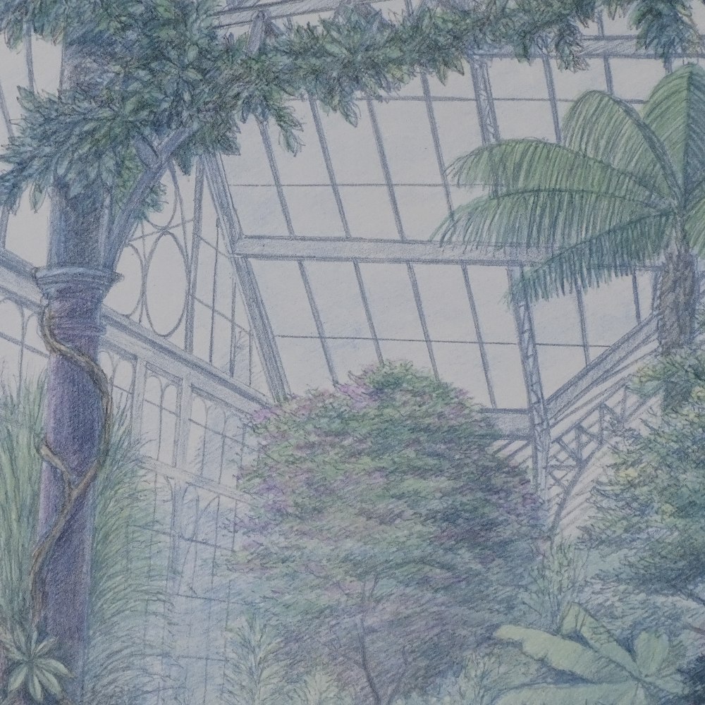 Arthur Byrne (b.1946), signed original limited edition screen print "Palace Conservatory" 18/290, - Image 4 of 4