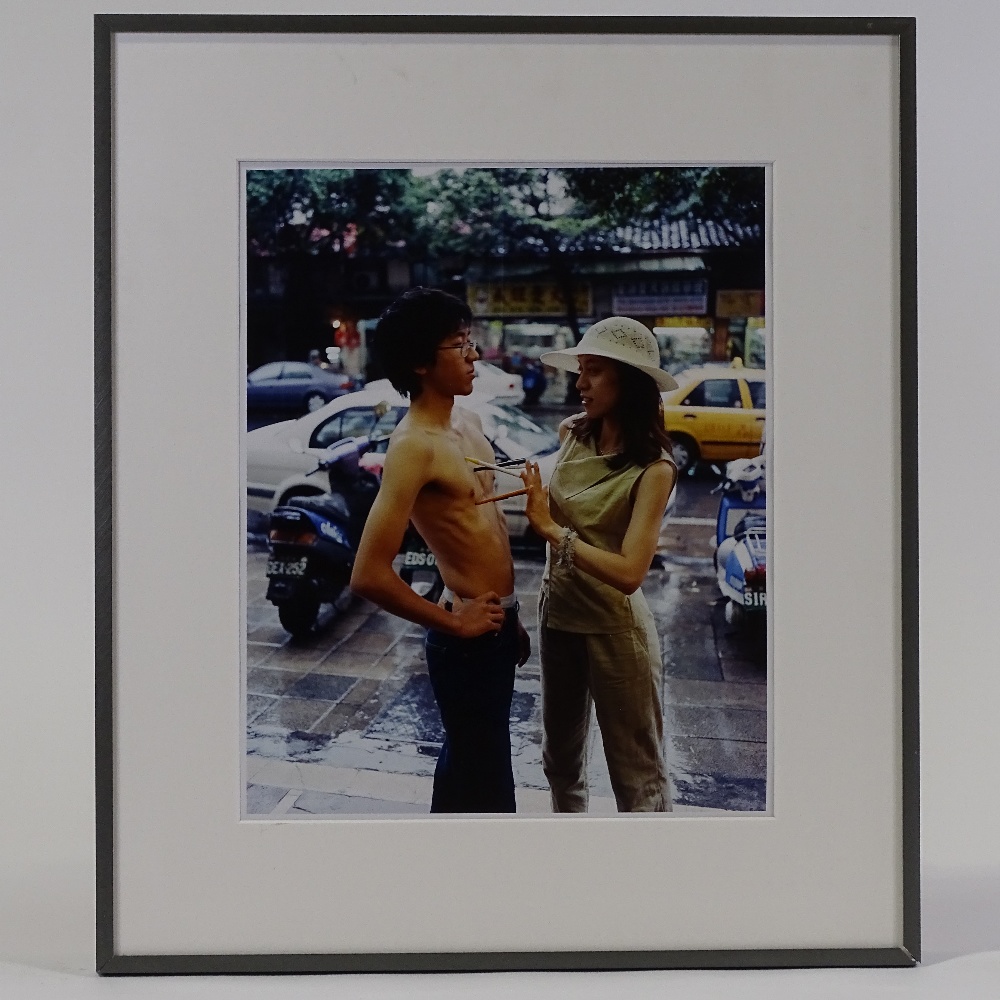 Erwin Wurm (born 1954), photograph, untitled street scene, 15" x 12", framed Good original - Image 2 of 4