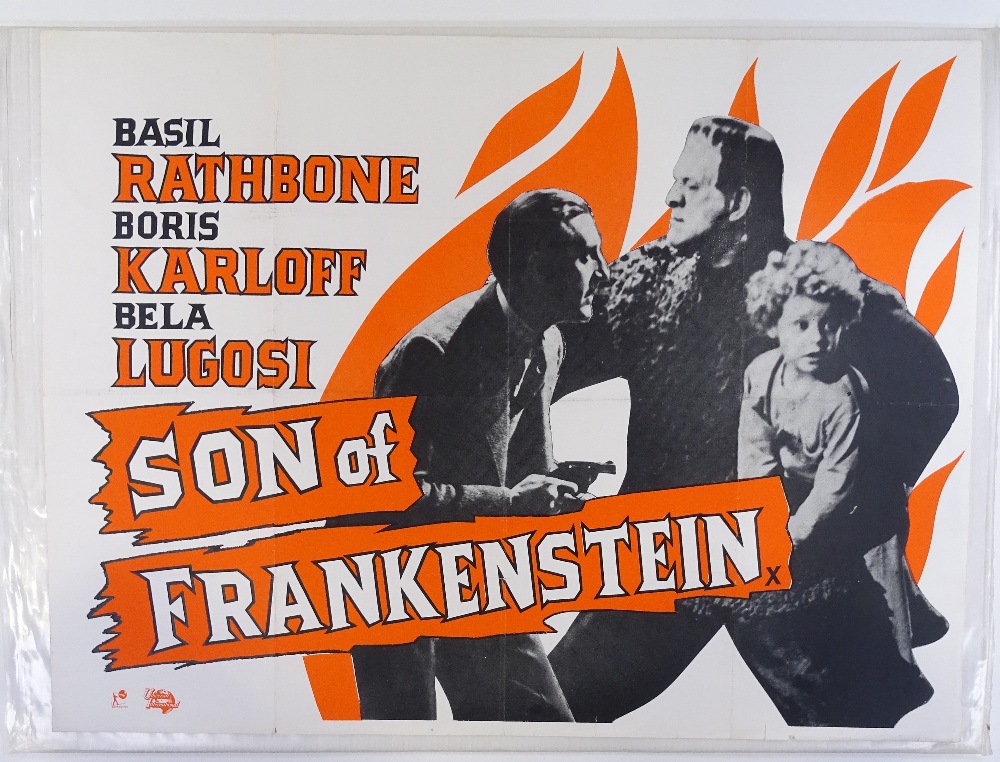 Son of Frankenstein - Starring Boris Karloff and Bela Lugosy (Universal 1950's re-release) British