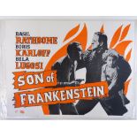 Son of Frankenstein - Starring Boris Karloff and Bela Lugosy (Universal 1950's re-release) British