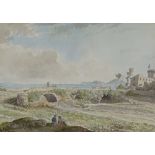 Carlo Labruzzi (1748-1817), pencil / watercolour, bridge on the Appian Way, unsigned, Italian