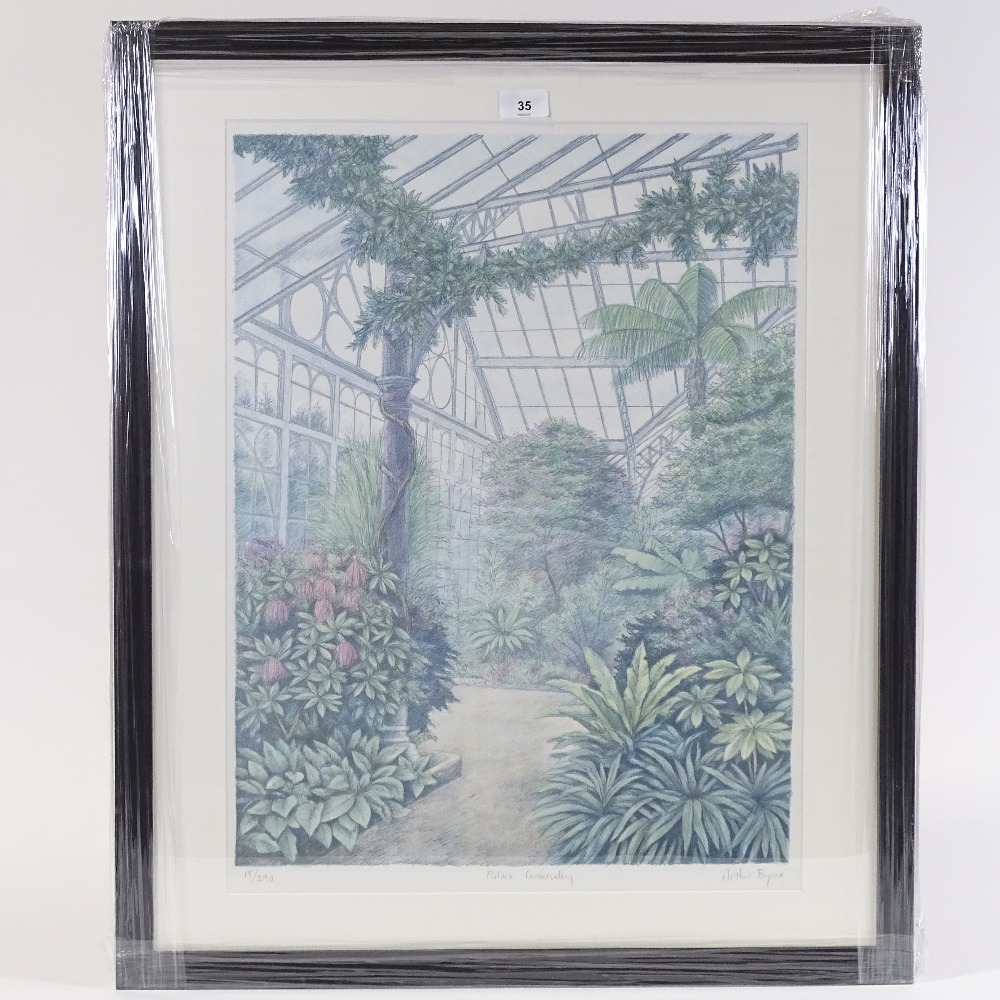 Arthur Byrne (b.1946), signed original limited edition screen print "Palace Conservatory" 18/290, - Image 2 of 4