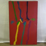 DOUG EARLE - large oil on canvas, Metaphase, signed, circa 1967, 167cm x 107cm, unframed Very