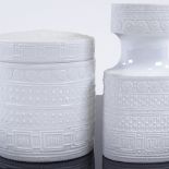 MARTIN FREYER FOR ROSENTHAL - a Vintage German Studio-Linie porcelain jar and cover, and a similar