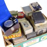 A collection of radio/wireless spares and meters, in original boxes