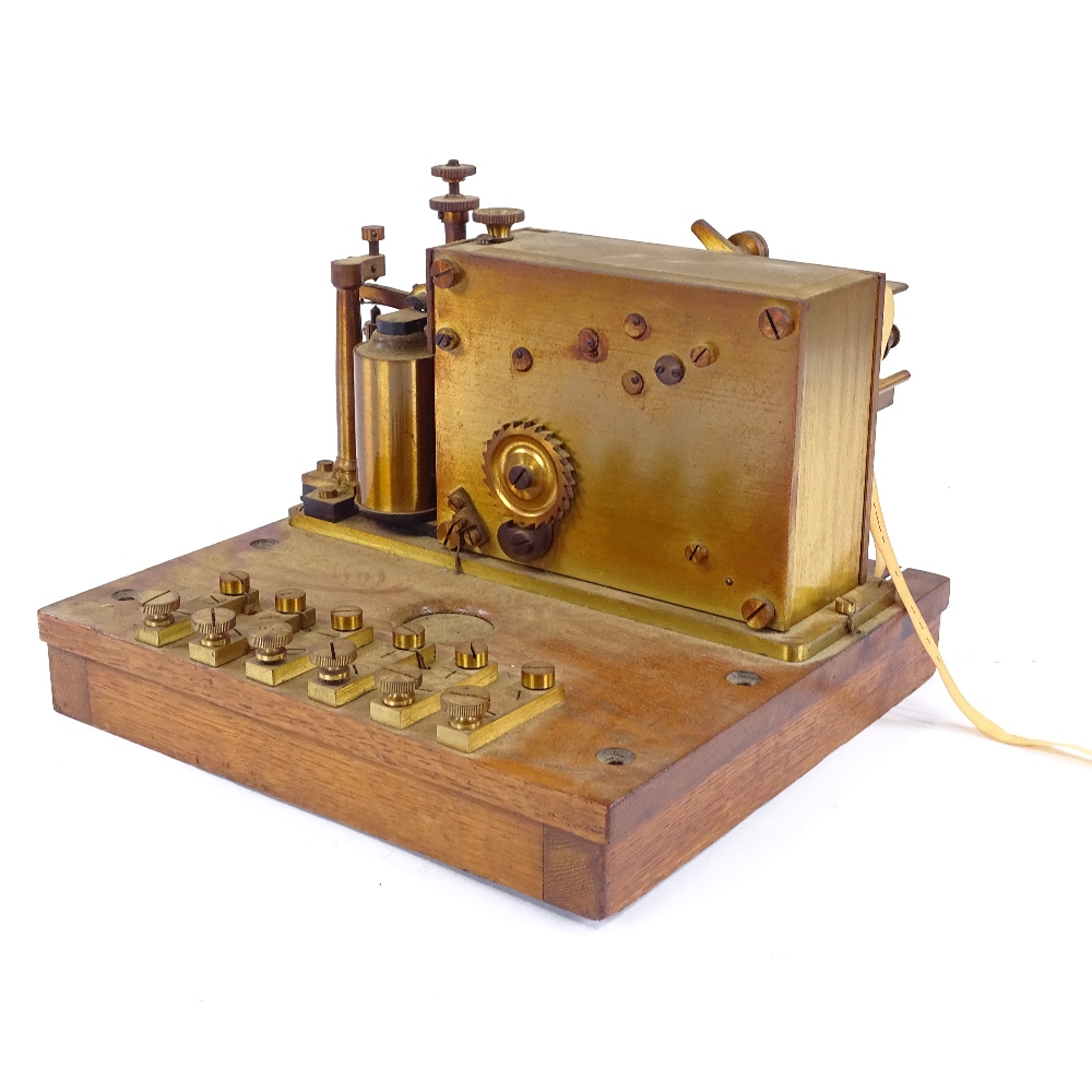 A Siemens & Halske, Berlin (German), morse telegraph receiver, circa 1890, serial no. 67510 - Image 4 of 4