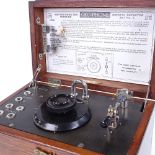 General Electric Co Gecophone crystal detector set, no. 1, type BC1001, in case, 1921, height 6",