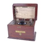 General Electric Co Gecophone crystal detector set, no. 1, type BC1001, in case, 1921, height 6",