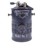 Wates Bijouphone, model no. 2, in tube form with crystal detector, height 5.5"