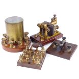 GPO telegraph morse code sounder, by Muirhead & Co, early military device marked GPO 3916, and