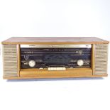 Philips (German) Reverbeo B7X43A radio with stereo sound, circa 1959, length 28"