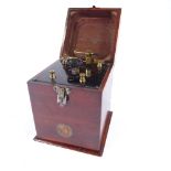 Melohay, Hays Ltd, crystal set no. 2, circa 1923, in mahogany box, height 8"