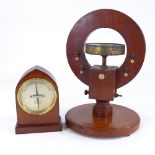 Large galvanometer by Philip Harris & Co, and another wooden-cased galvanometer GBO2926 Registered