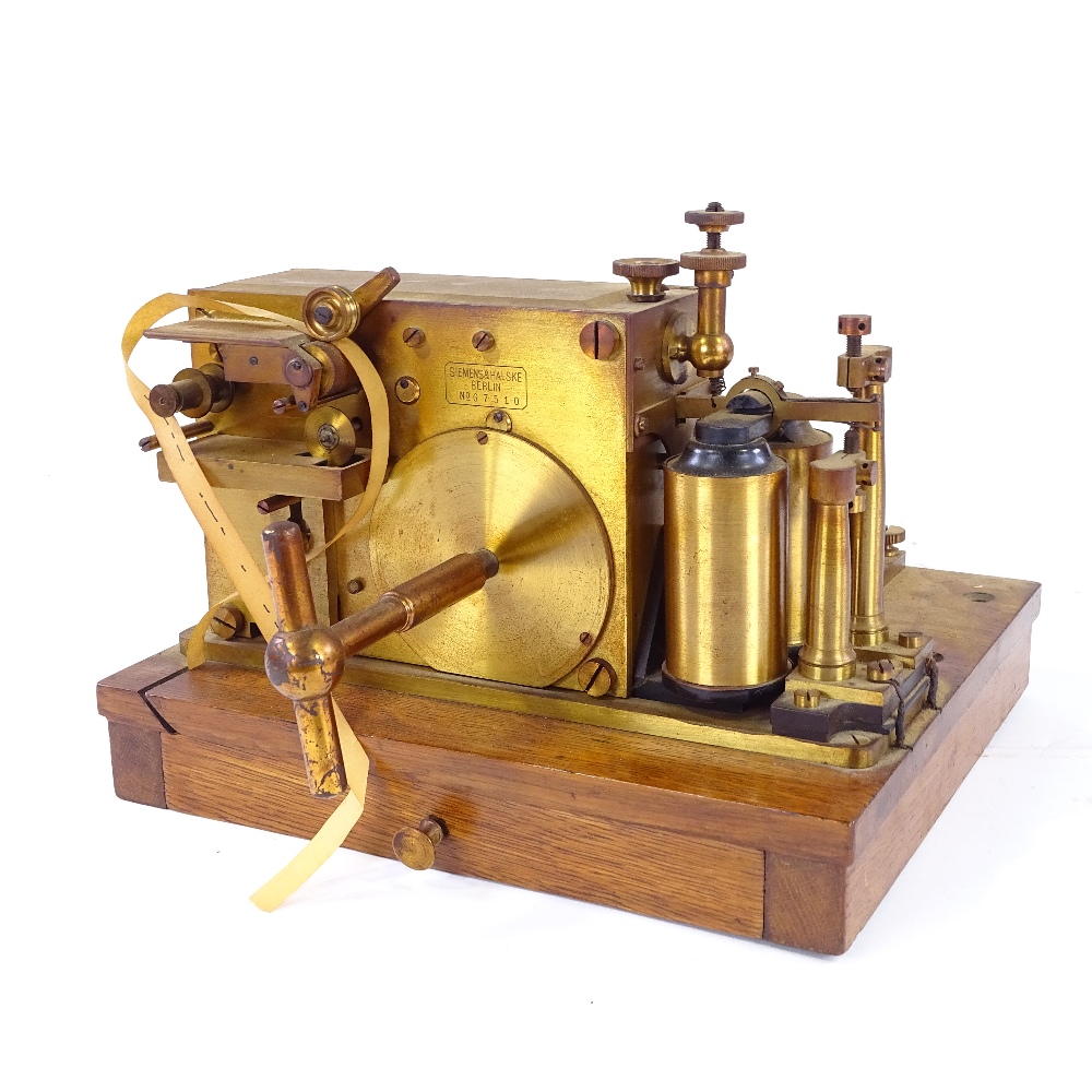 A Siemens & Halske, Berlin (German), morse telegraph receiver, circa 1890, serial no. 67510