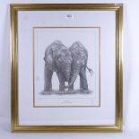 Gary Hodges, limited edition print, the orphans, signed in pencil, from an edition of 850, framed,