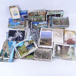A large quantity of various Vintage loose postcards (boxful)