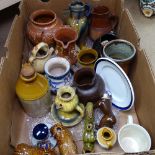Various jugs, mugs, and ornaments
