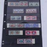 SOUTH WEST AFRICA - a selection of mint pairs (12 pairs) including 1938 Voortrekker