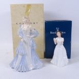 A Coalport Collingwood Collection bone china Catherine figure, height 21cm, and a Royal Doulton